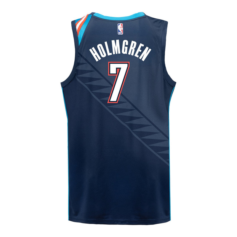 Kids Nike City Edition Swingman Jersey OKC Thunder 'Chet Holmgren'