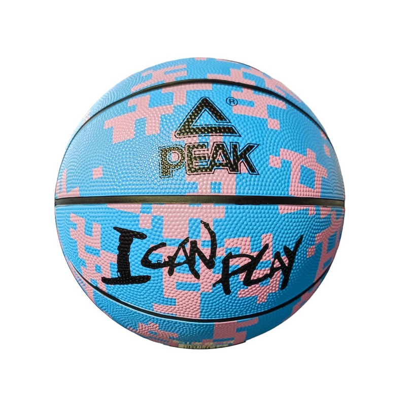Peak Basket Ball I Can Play Size 5 'Blue/Pink' basketball