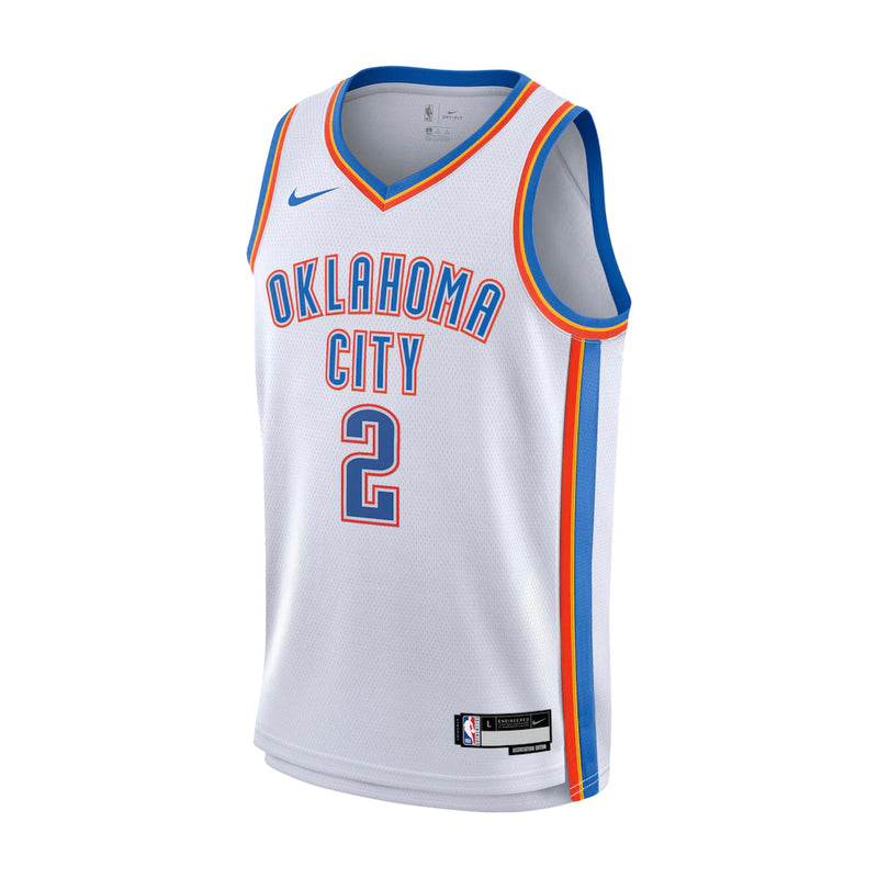 OKC Nike Association Edition Swingman Jersey KIDS 'White - Shai Gilgeous-Alexander'