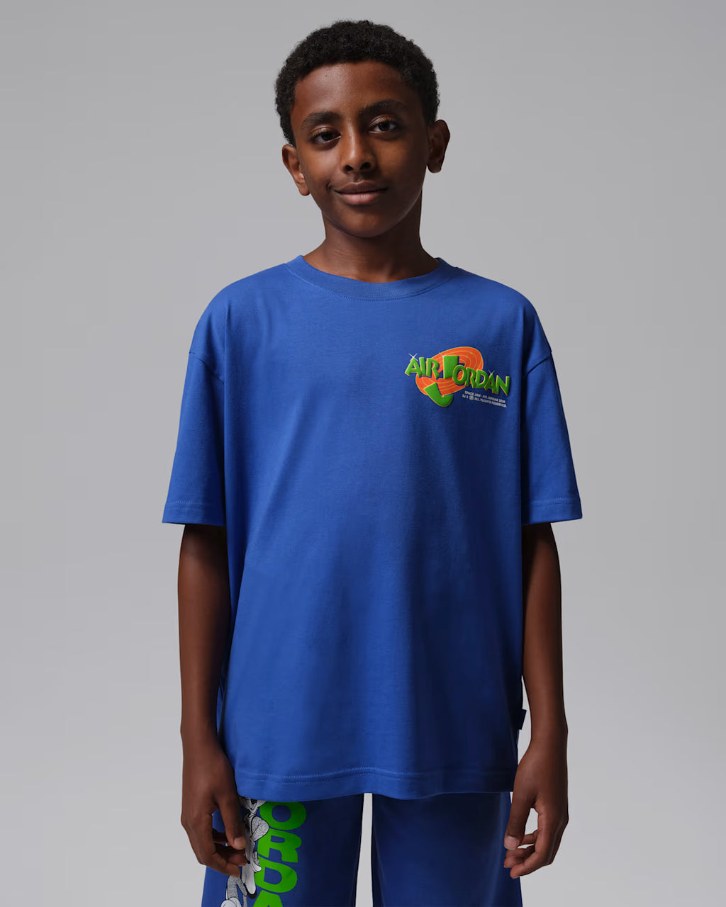 Jordan Big Kids' Space Jam 30 Pic T-Shirt 'Royal Blue'