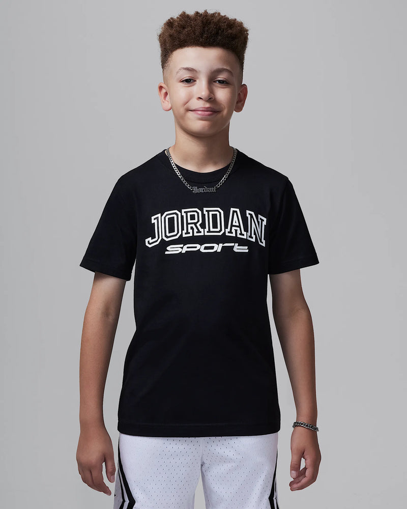 Jordan Dri-FIT Sport Big Kids' T-Shirt 'Black'