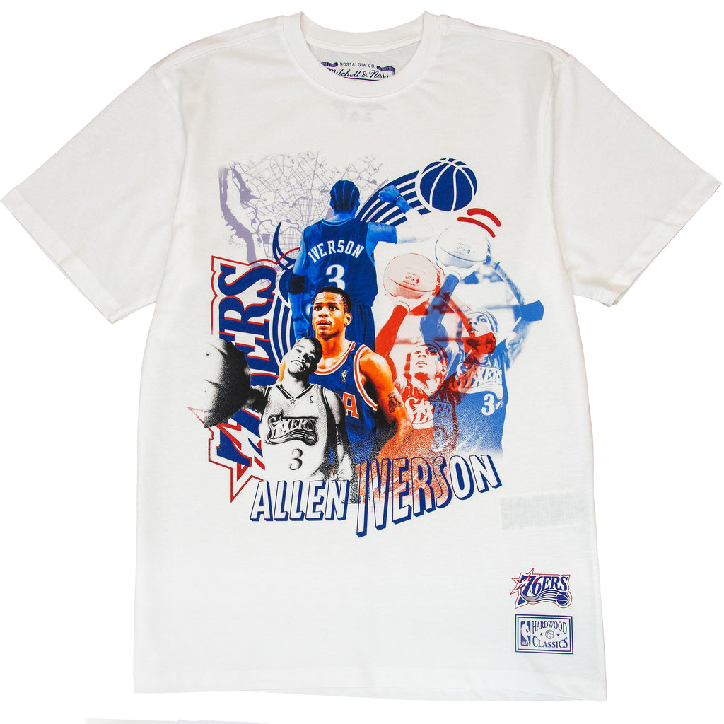 Mitchell & Ness Classic Sport Allen Iverson Philadelphia 76ers T-Shirt 'White'