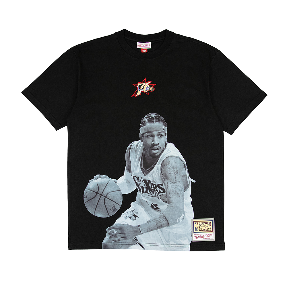 Mitchell & Ness Legends Players Tee Philadelphia 76ers Allen Iverson 'Black'