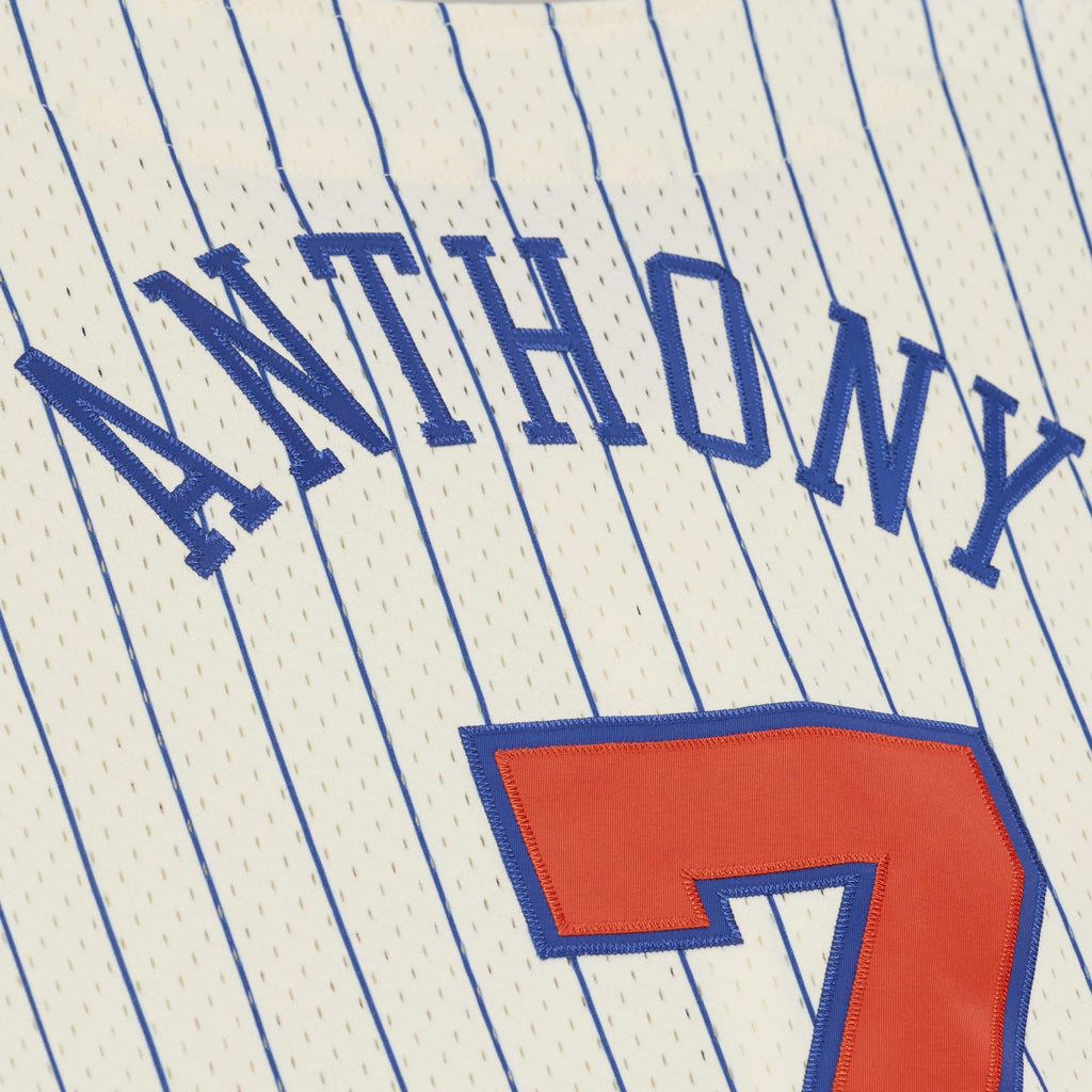 Mitchell & Ness Legends Players Mesh Button Front New York Knicks Carmello Anthony 'Cream'