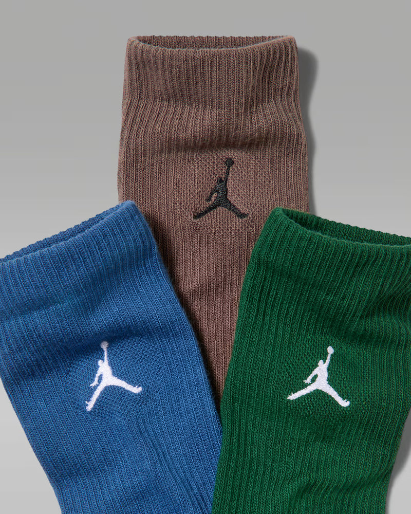 Jordan Everyday Crew Socks (3 Pairs) 'Multi'
