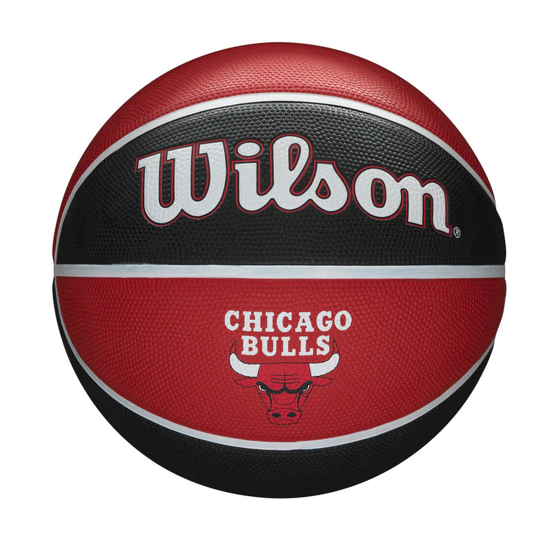 Wilson NBA Team Tribute Chicago Bulls Basketball Size 7 'Black/Red'