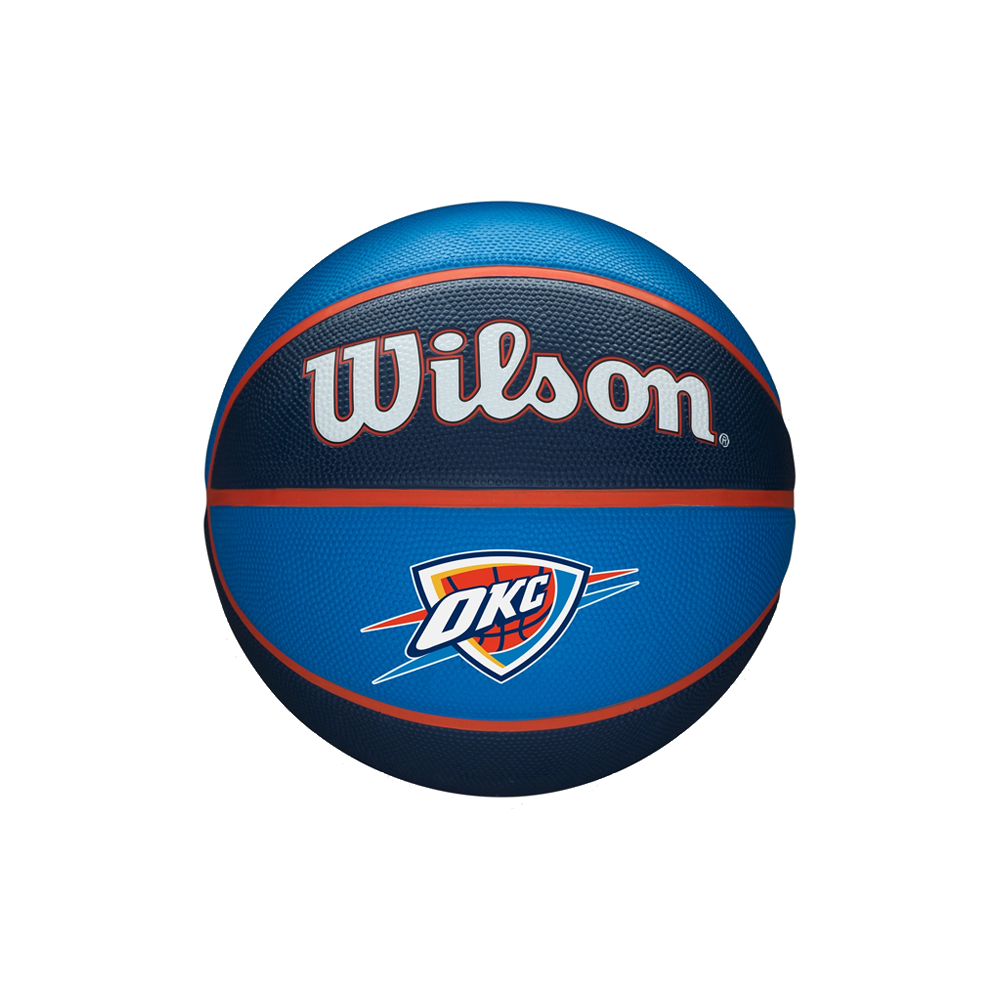 Wilson NBA Team Tribute Basketball Oklahoma City Thunder 'Blue'