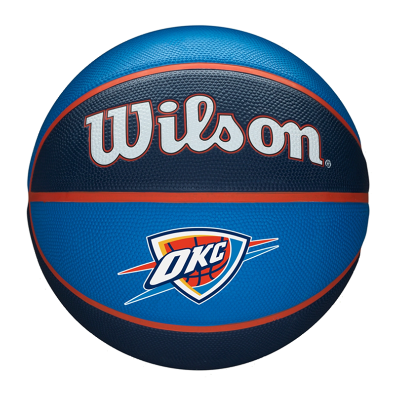 Wilson NBA Team Tribute Oklahoma City Thunder Size 7 Basketball 'Blue'