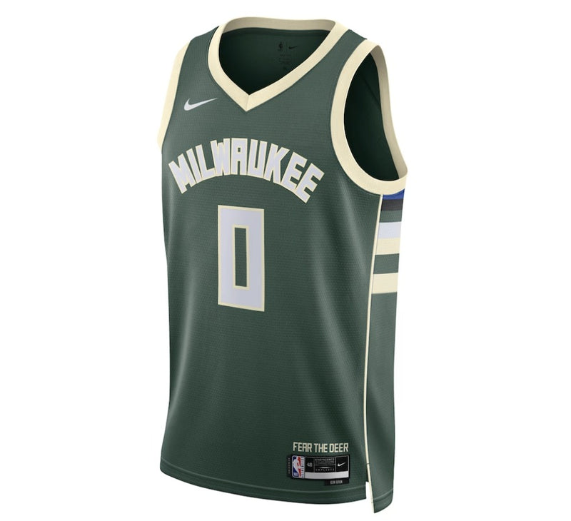 Damian Lillard  Milwaukee Bucks Icon Edition 2022/23 Nike Dri-FIT NBA Swingman Jersey