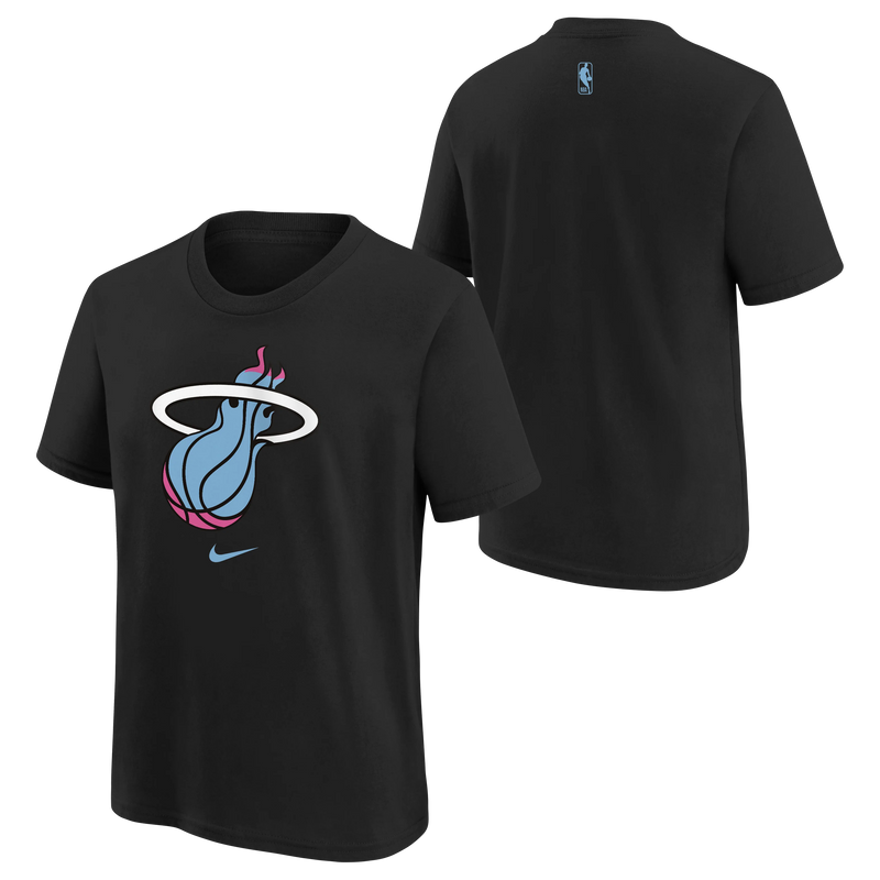 Miami Heat Essential City Edition Kids Nike NBA T-Shirt 'Black'