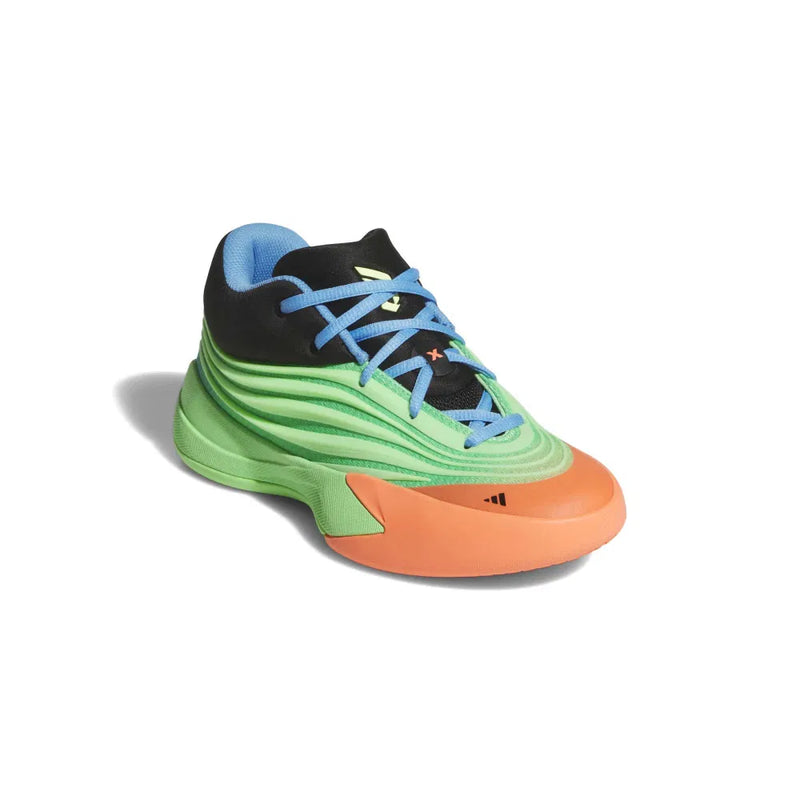 Adidas Dame X (GS) 'Black/Green/Orange'