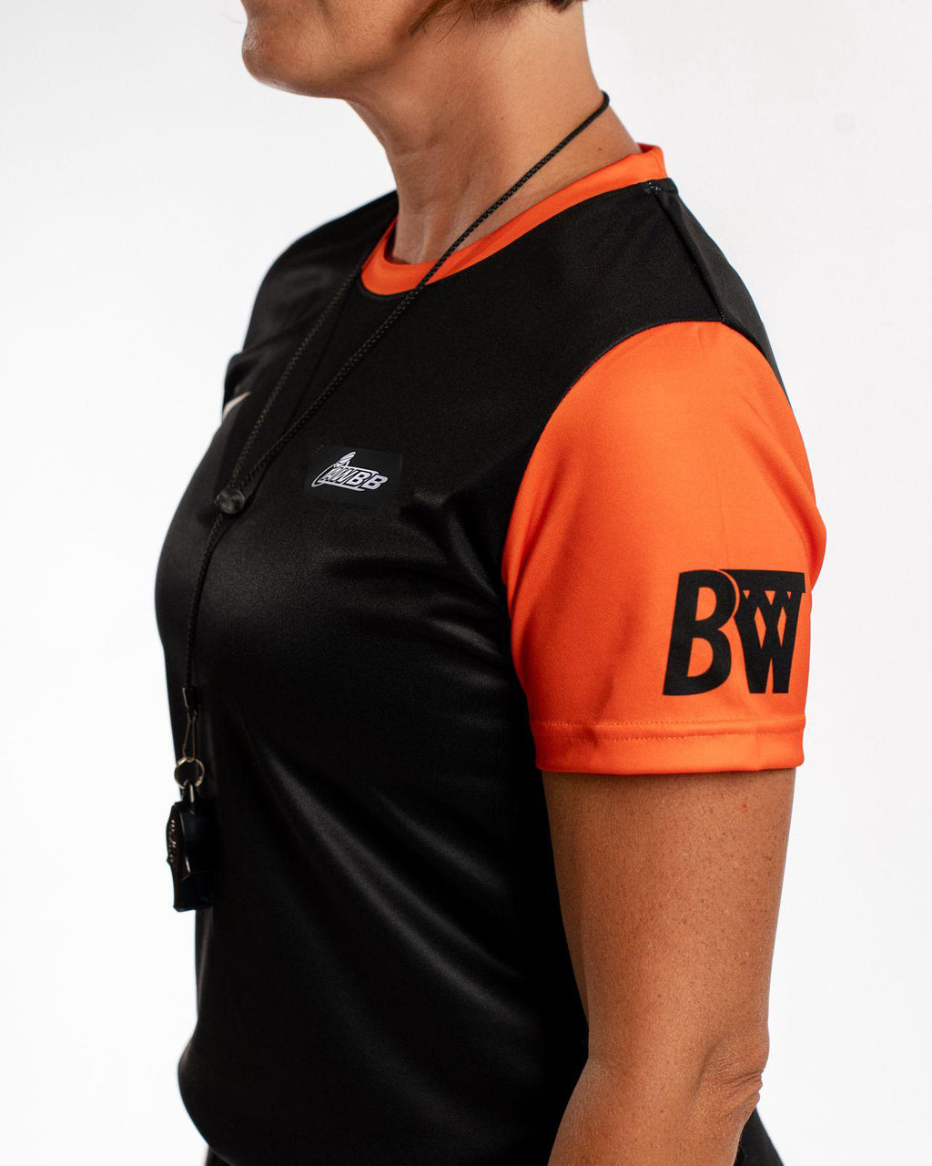 AWBB Refspect Referee Shirt Women 'Black/Orange'