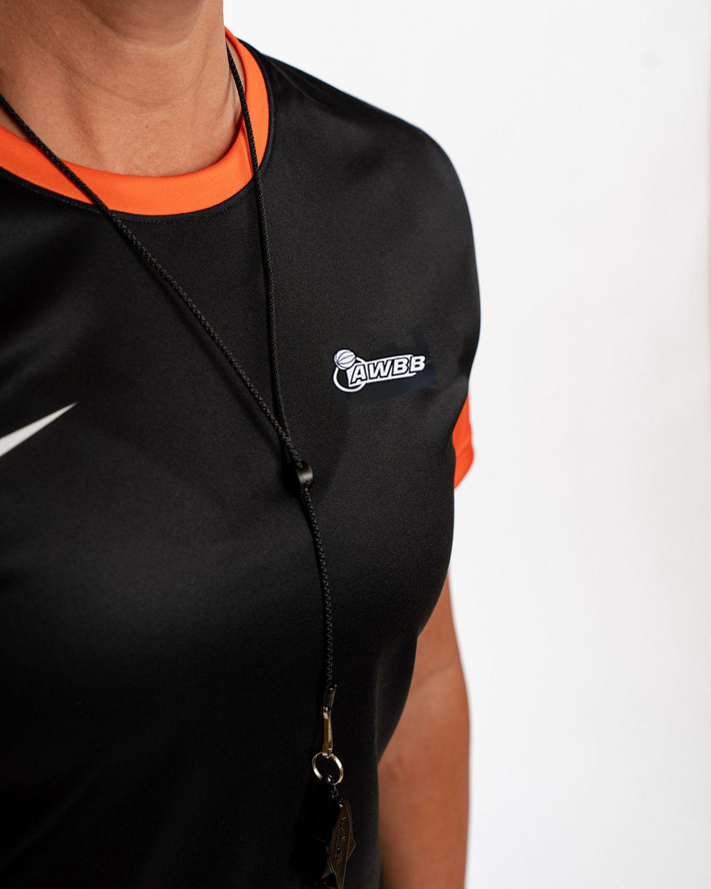 AWBB Refspect Referee Shirt Women 'Black/Orange'