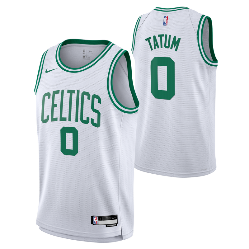 Jayson Tatum Boston Celtics Nike Boys Association Swngman Kids Jersey 'White'