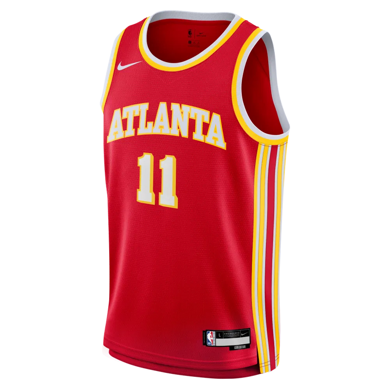 Nike Trae Young Atlanta Hawks Icon Swingman Kids Jersey 'Red'