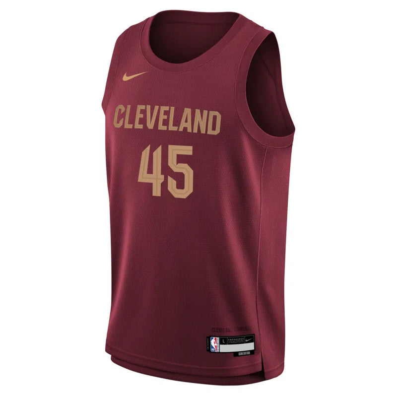 Nike Donovan Mitchell Cleveland Cavaliers Icon Swingman Kids Jersey 'Red'