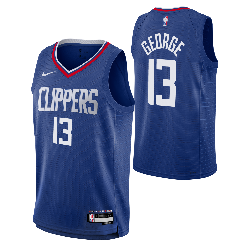 Paul George Los Angeles Clippers Nike icon Edition Kids Jersey 'Blue'