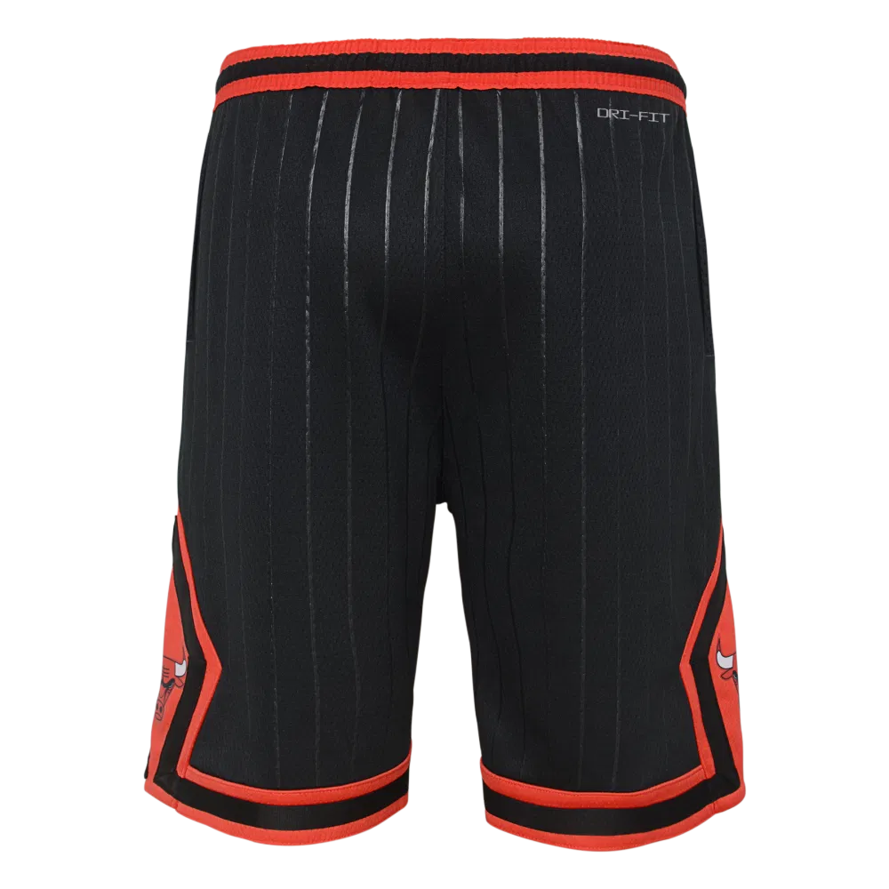 Jordan Chicago Bulls Statement Swingman Kids Short 'Black/Red'