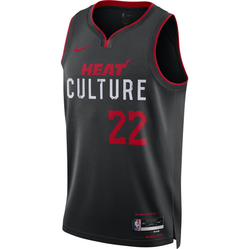 Jimmy Butler Miami Heat Nike Boys City Edition Swingman Kids Jersey 'Black'