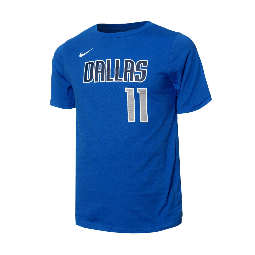 Dallas Mavericks Kyrie Irving Kids Nike Name & Number T-Shirt 'Blue'