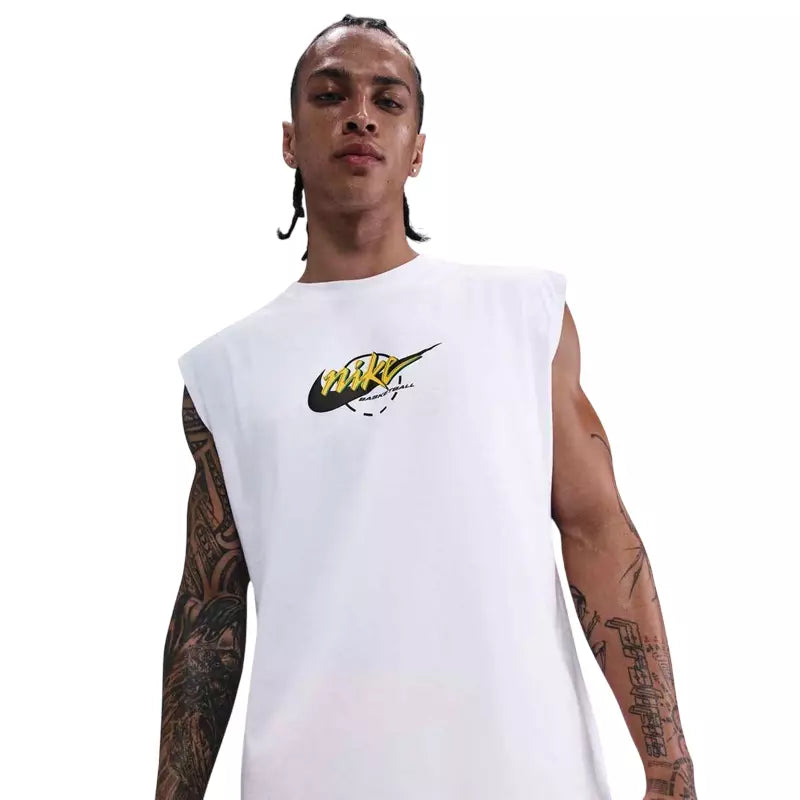 Nike Men's Basketball Sleeveless T-Shirt 'White'