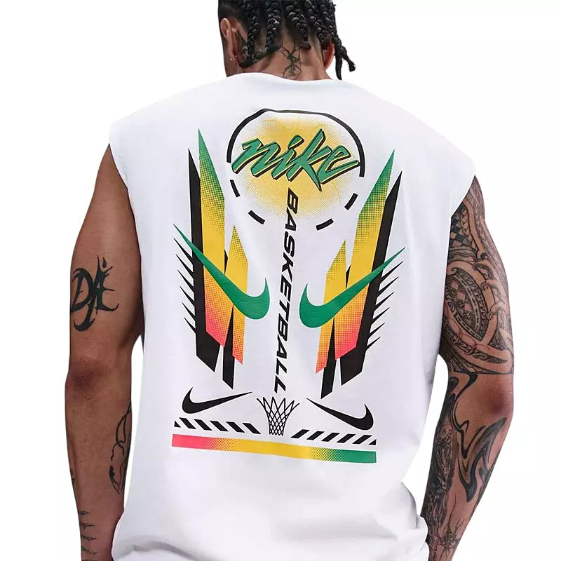 Nike Men's Basketball Sleeveless T-Shirt 'White'