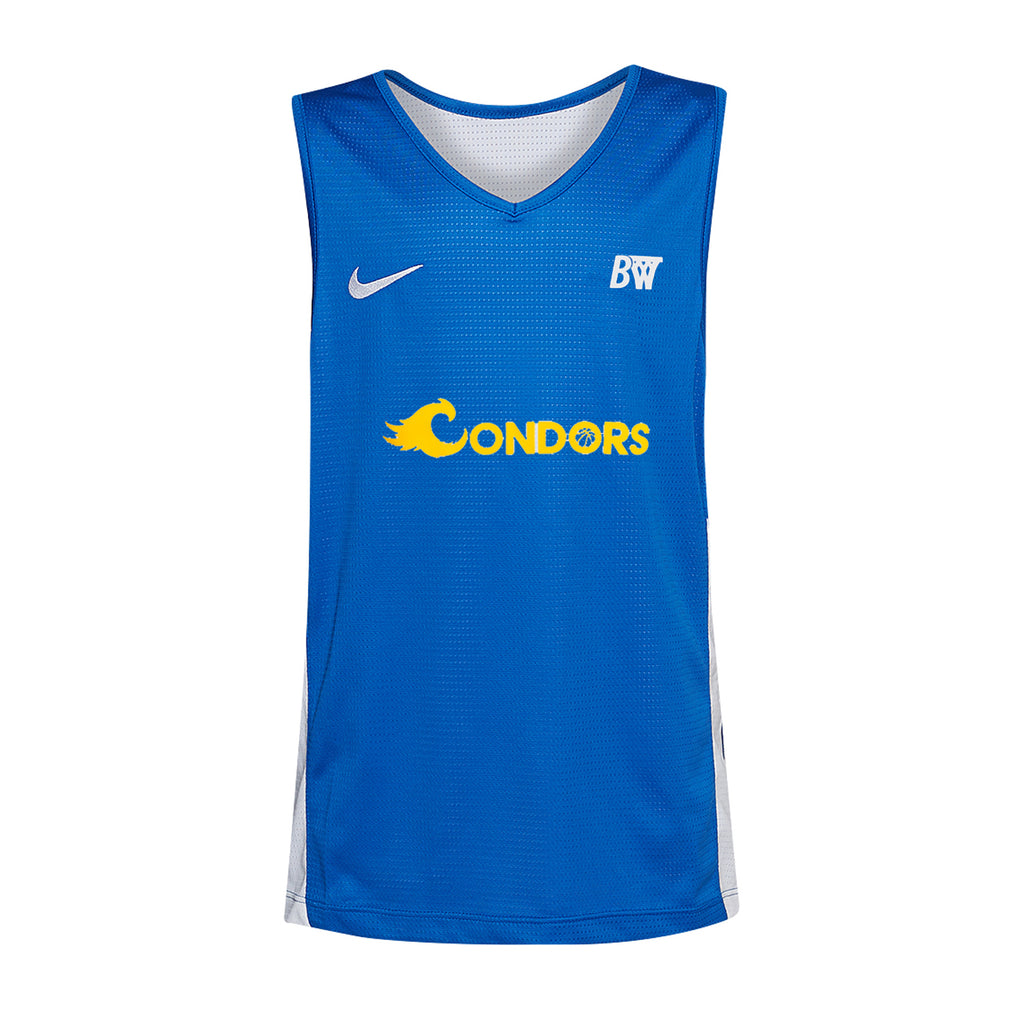 Nike Condors Light weight DRI-FiT Reversible Jersey - Kids 'Royal Blue/White'