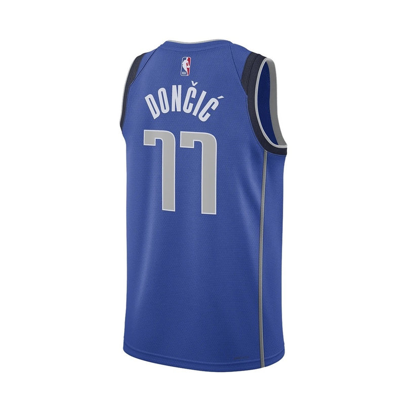 Luka Doncic Dallas Mavericks Boys Icon Swingman Kids Jersey 'Blue'