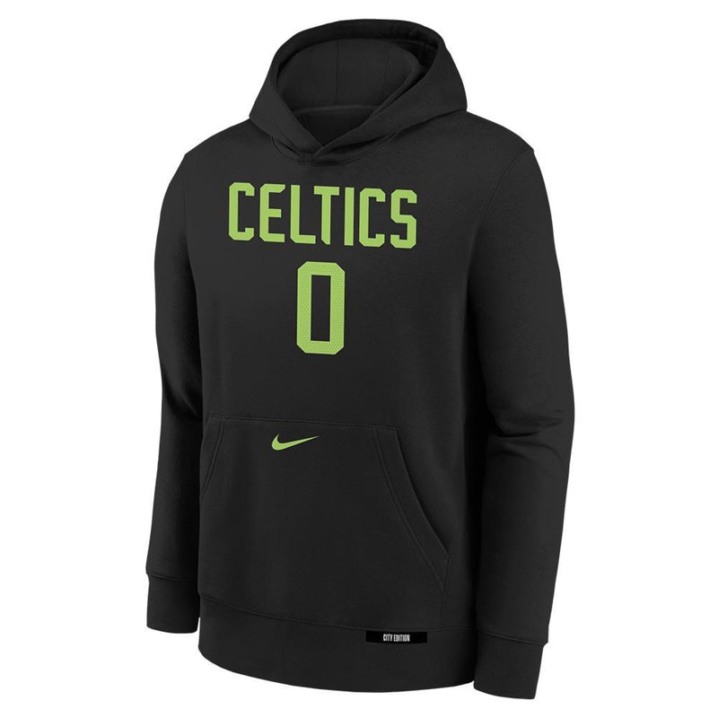 Nike Jayson Tatum Boston Celtics City Edition Kids Hoodie 'Black'