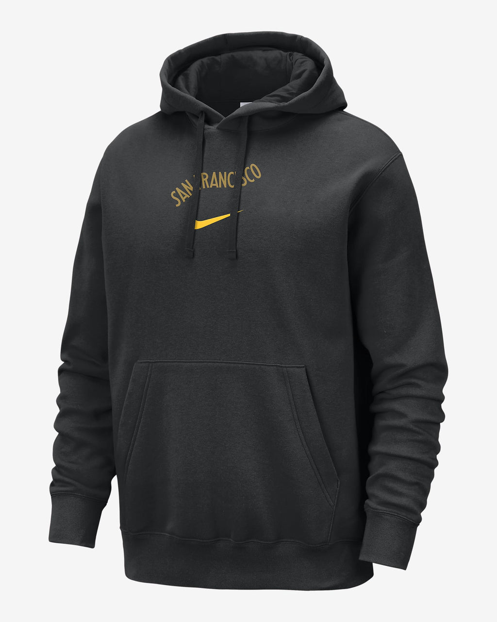 Golden State Warriors Club Fleece City Edition Men's Nike NBA Pullover Hoodie 'Black'