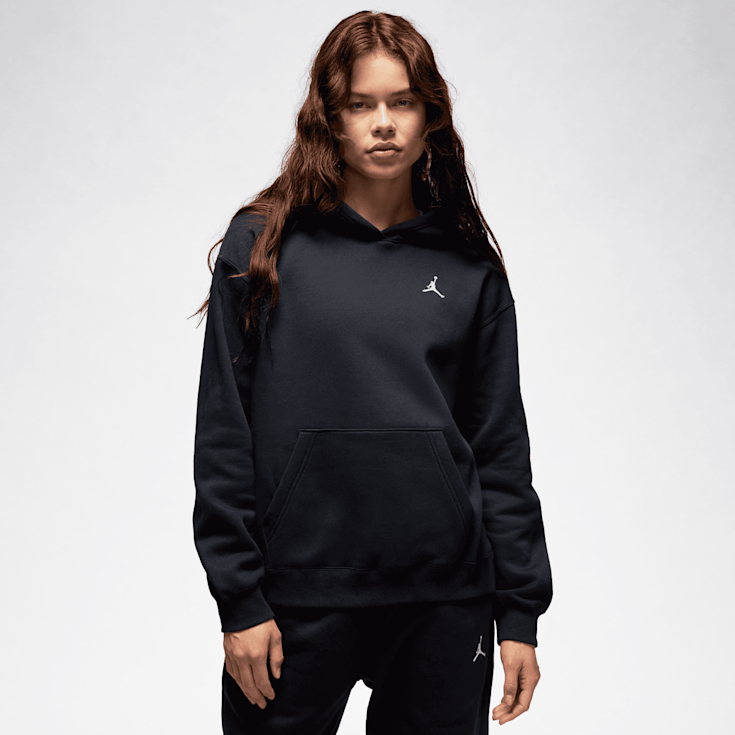 Jordan Brooklyn Fleece Women's Pullover Hoodie 'Black'