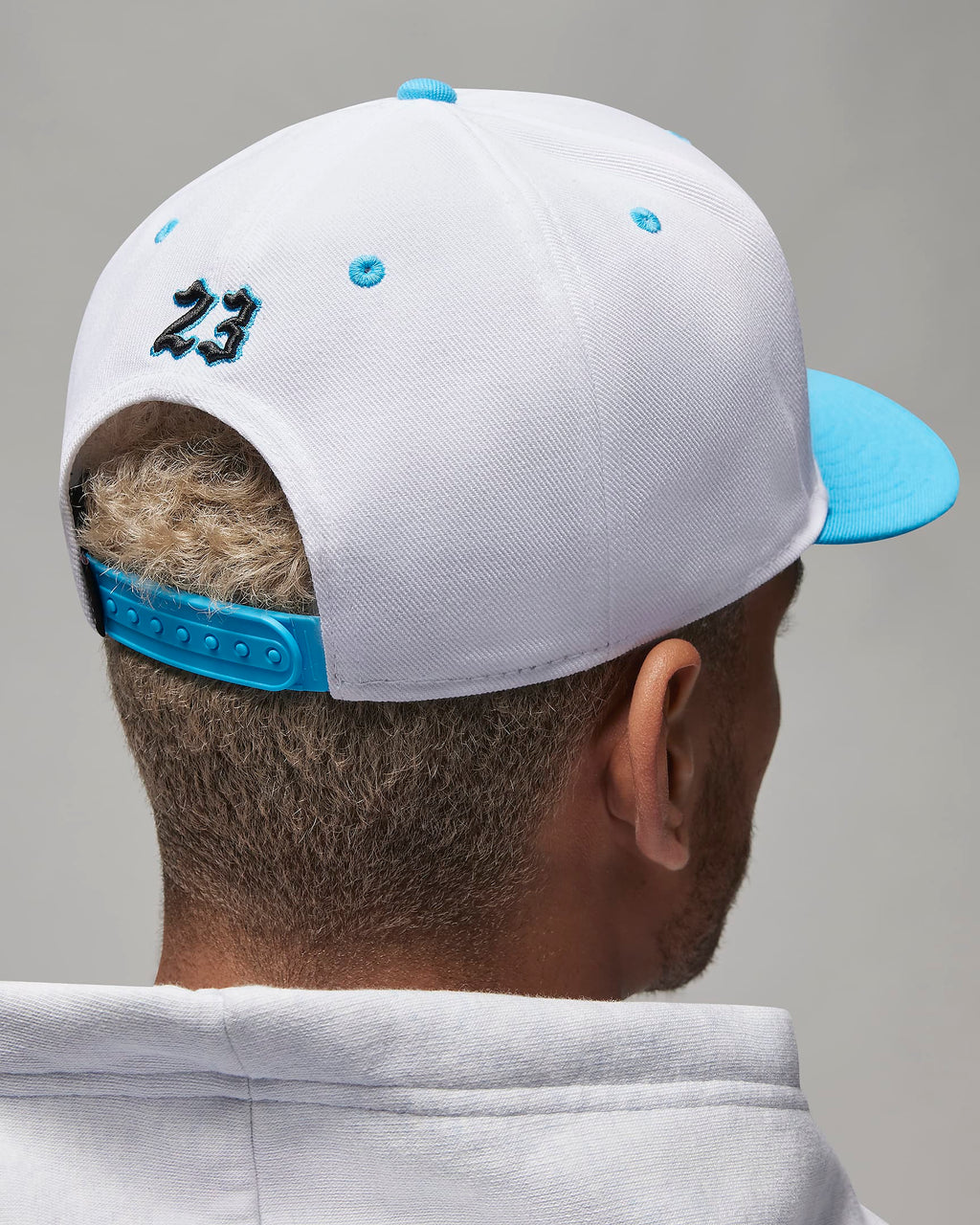 Jordan Flight MVP Pro Adjustable Cap 'White/Powder Blue/Black'