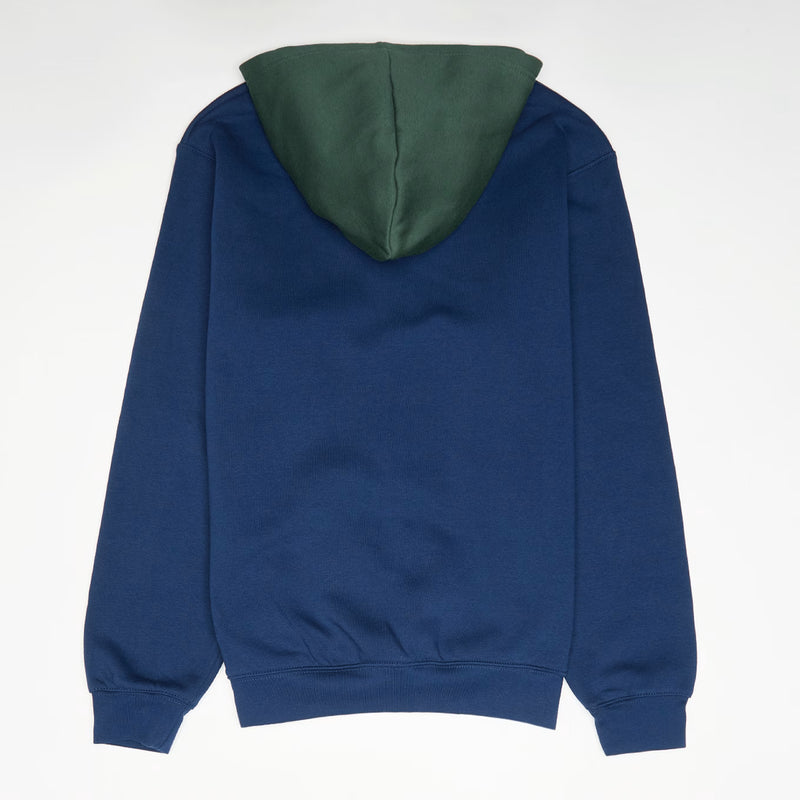 Jordan Brooklyn Zip Kids Hoodie 'Blue Void/Green'