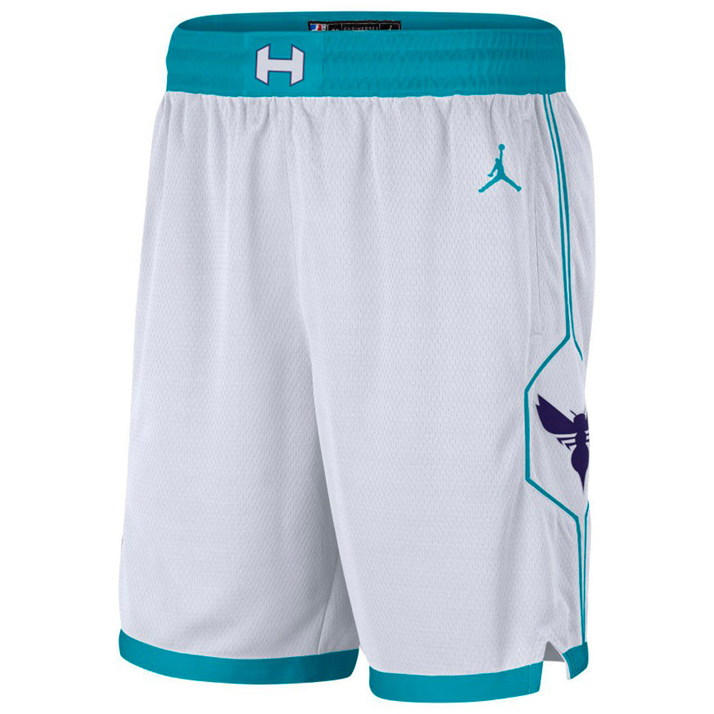 Charlotte Hornets Jordan Boys Association Swingman Kids Short 'White'