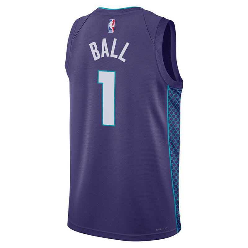 Lamelo Ball Charlotte Hornets Jordan Boys Statement Swingman Kids Jersey 'Purple'