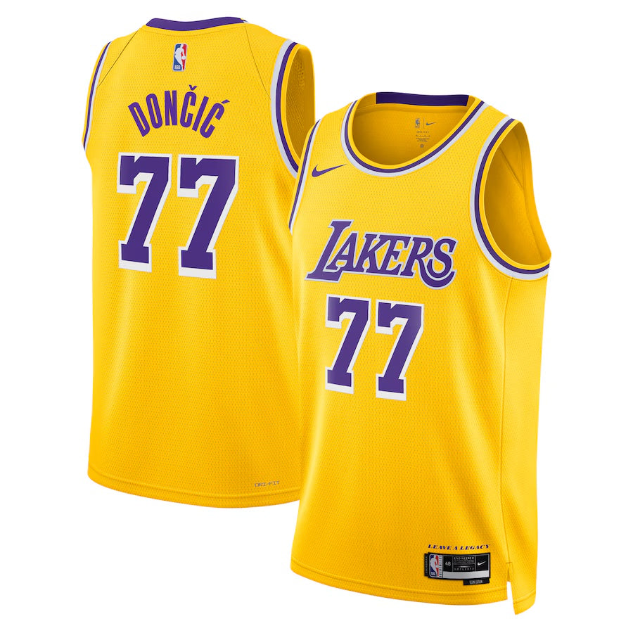 Luka Dončić - Los Angeles Lakers Nike Icon Edition Swingman Jersey Adults