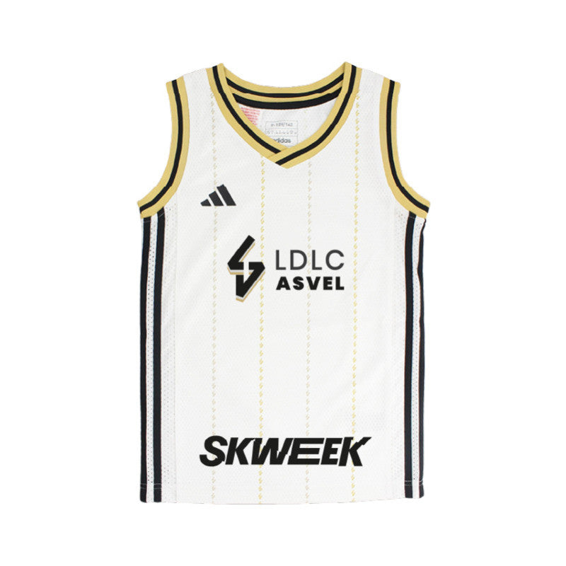 LDLC Asvel Maillot Blanc Enfant