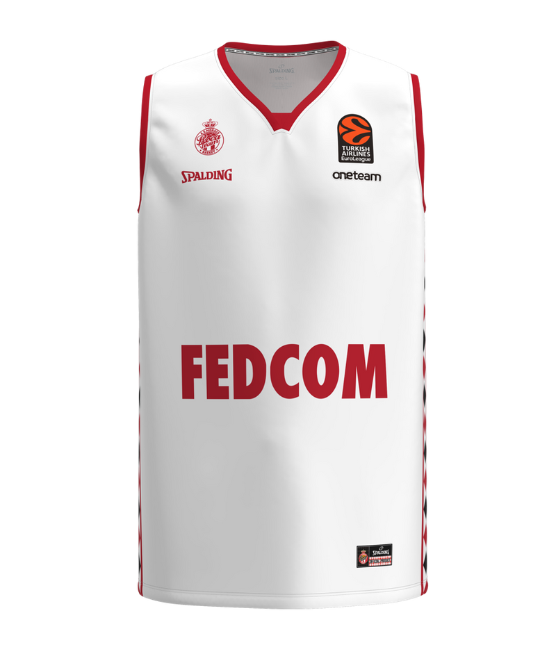 AS Monaco Maillot Euroleague 24/25 White