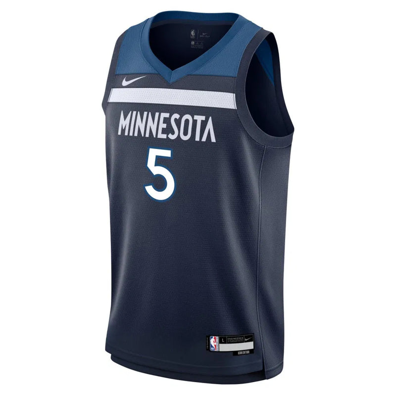 Nike Anthony Edwards Minnesota Timberwolves Icon Swingman Kids Jersey 'Blue'