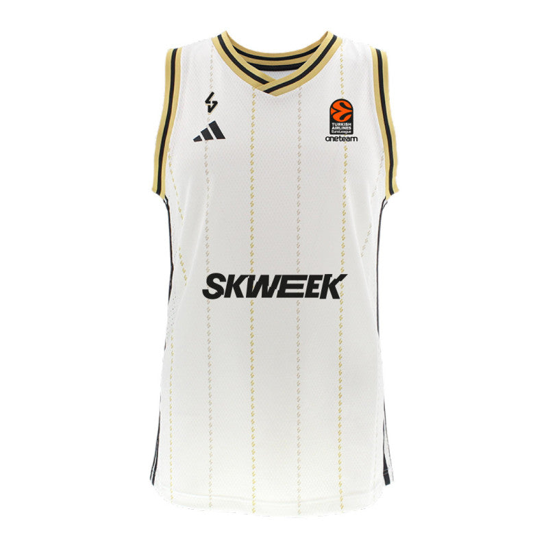 LDLC Asvel Maillot Blanc Homme EUROLEAGUE