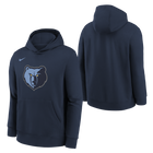 Memphis Grizzlies Nike Club Logo Fleece Kids Hoody 'Navy'