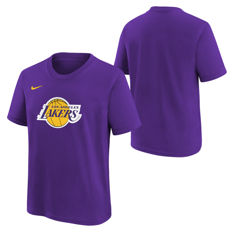 Los Angeles Lakers Nike Essential Logo KIds T-Shirt 'Purple'