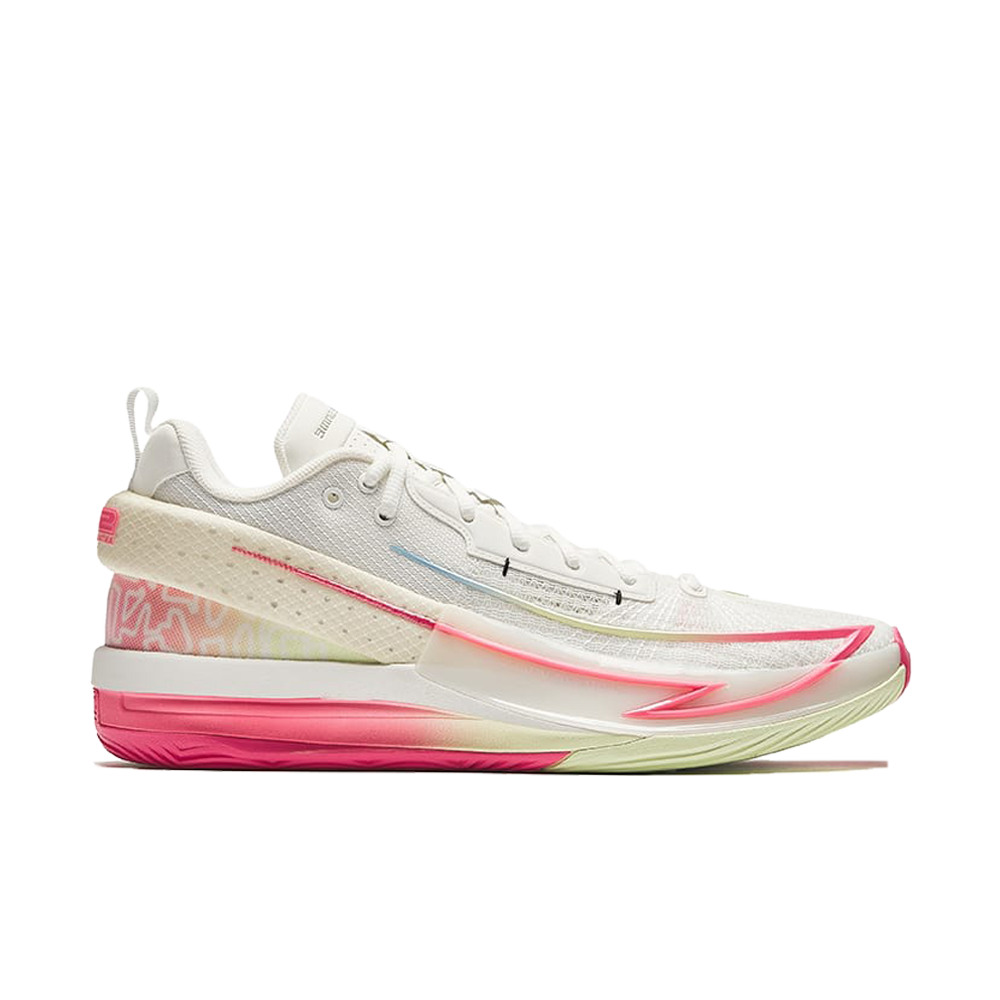Anta Spearhead 1.0 Basketball Shoes 'Off White/Pink'