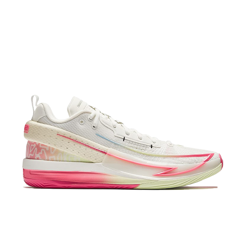 Anta Spearhead 1.0 Basketball Shoes 'Off White/Pink'