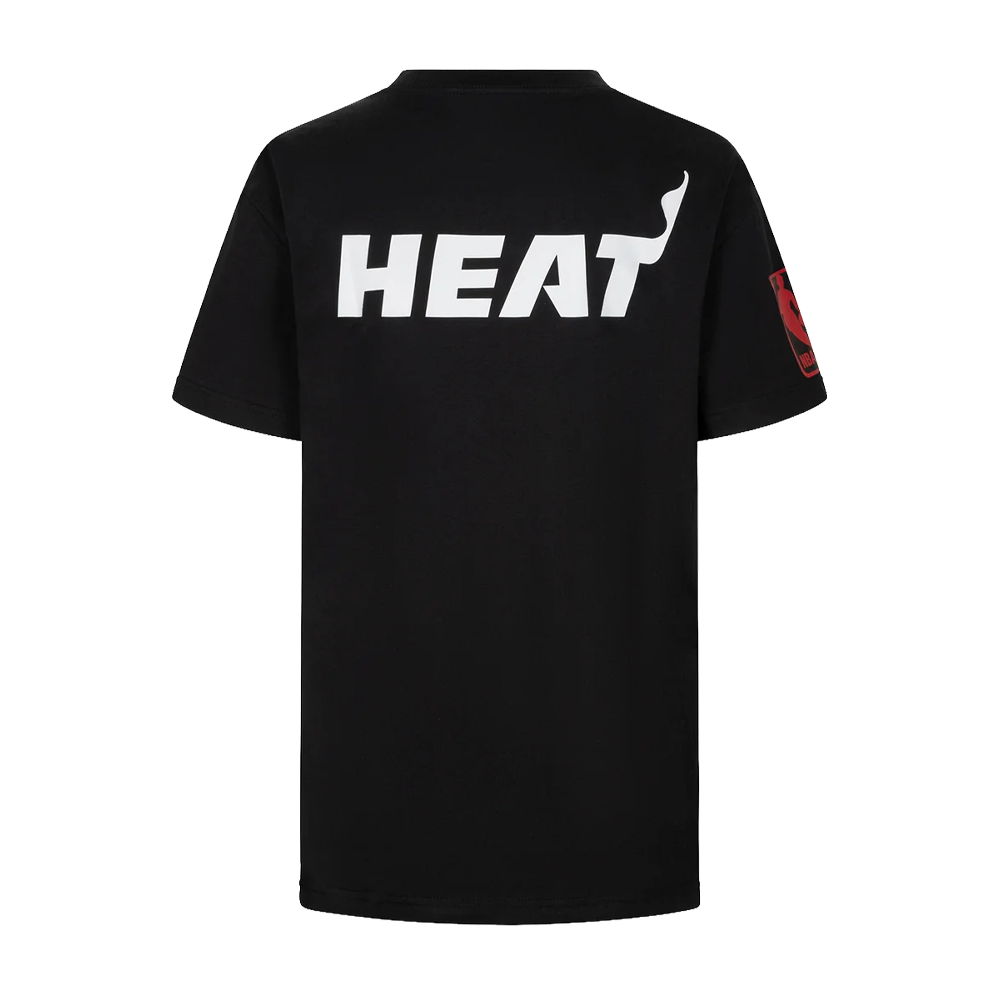 Mitchell & Ness NBA Ultimate Player Tee Vintage Logo Heat  'Dwayne Wade Black'