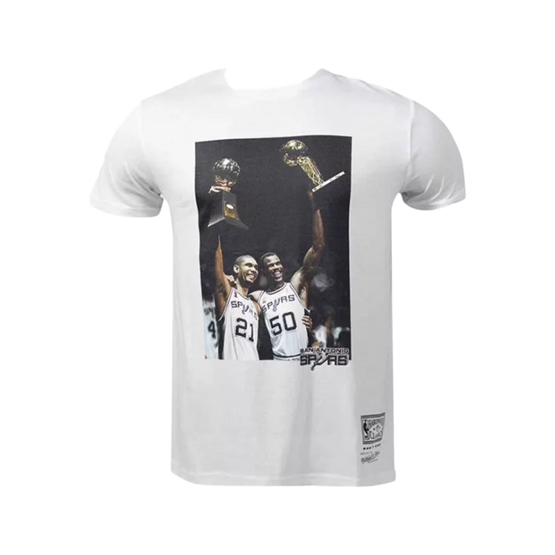 Mitchell & Ness NBA Player Photo Tee San Antonio Spurs 'White'