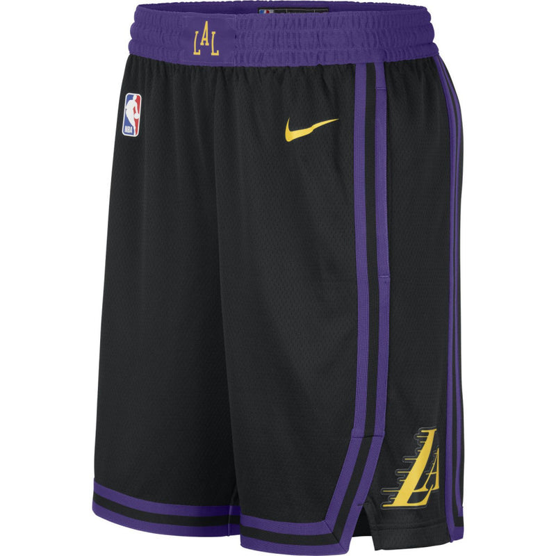 Los Angeles Lakers Nike City Edition Swingman Kids Short 'Black'