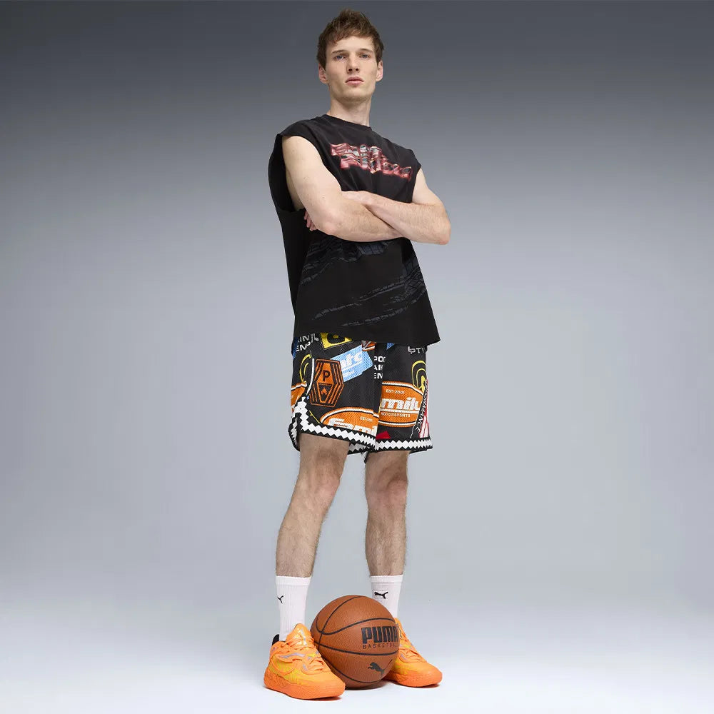 Puma MB.05 Fast & Furious Basketball Shoes 'LA Heat Fire-Lux Lime'