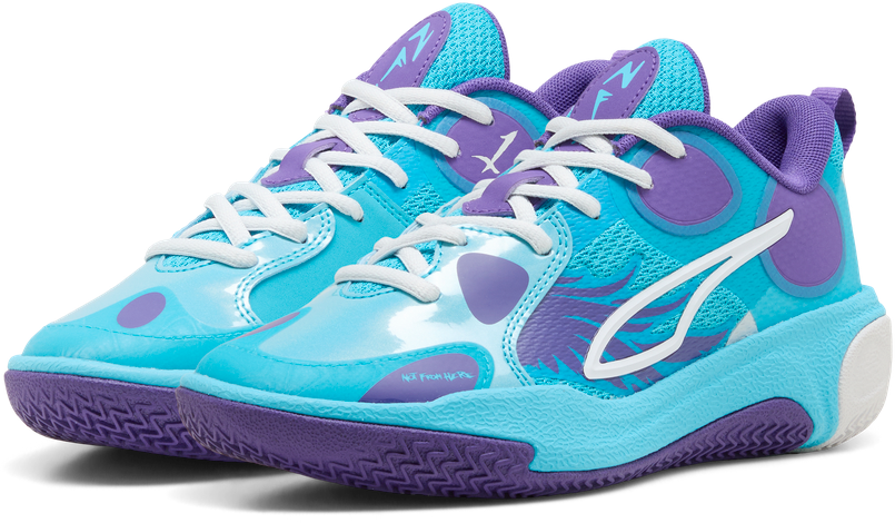 Puma MB World 01 Kids 'Bright Aqua/Team Violet'