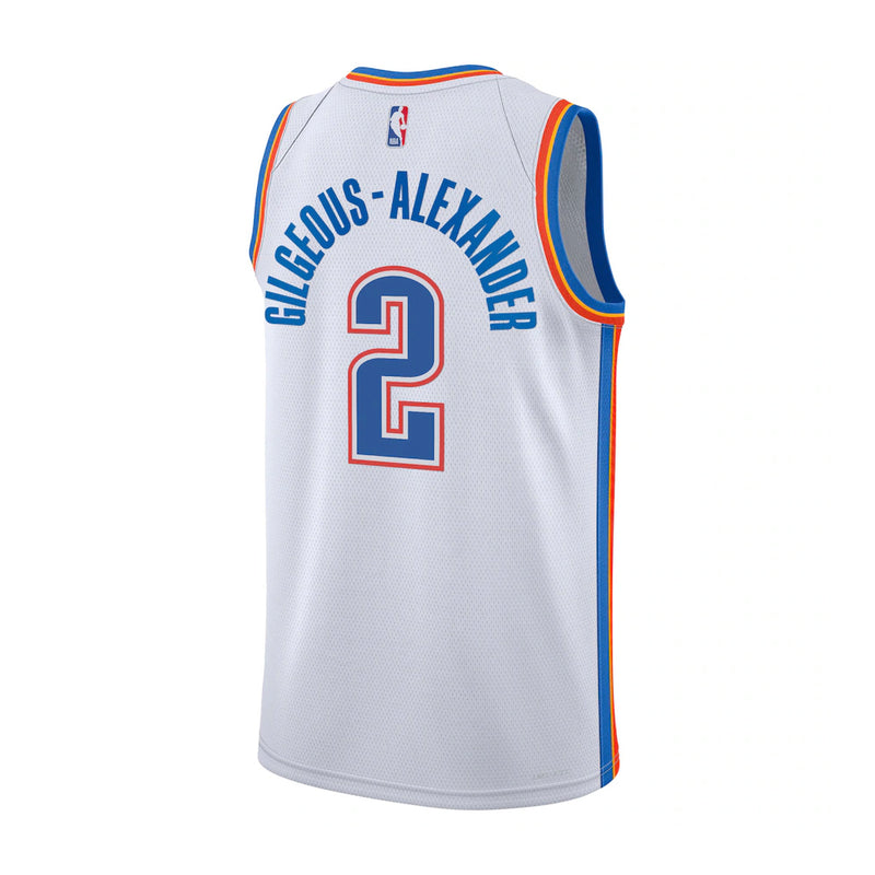 OKC Nike Association Edition Swingman Jersey KIDS 'White - Shai Gilgeous-Alexander'
